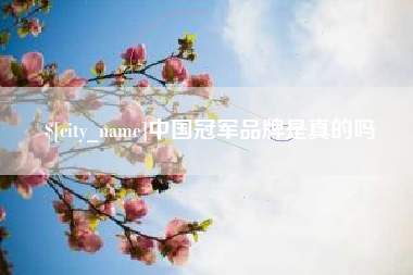 长垣中国冠军品牌是真的吗