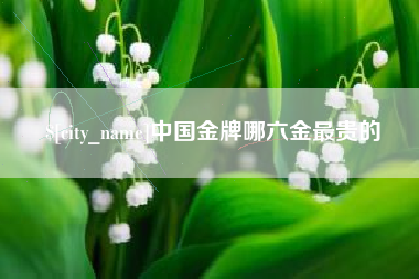 长垣中国金牌哪六金最贵的