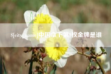 长垣中国拿下第9枚金牌是谁