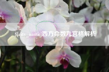 长垣西方命数九宫格解析
