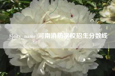 长垣河南消防学校招生分数线