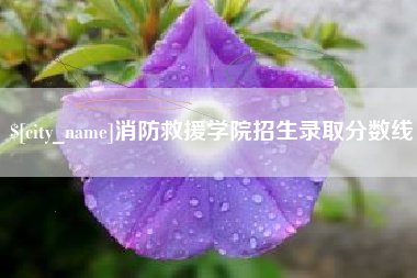 长垣消防救援学院招生录取分数线