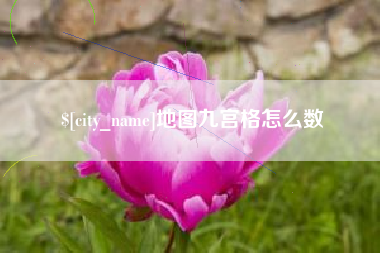 长垣地图九宫格怎么数