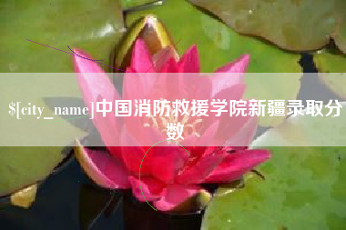 长垣中国消防救援学院新疆录取分数