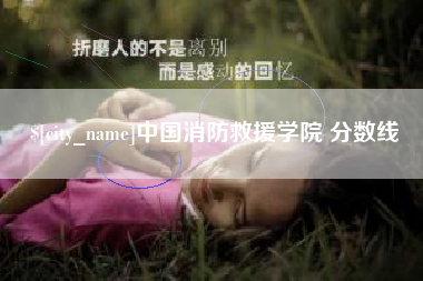 长垣中国消防救援学院 分数线