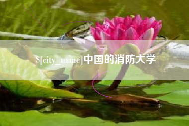 长垣中国的消防大学