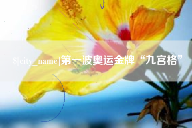 长垣第一波奥运金牌“九宫格”