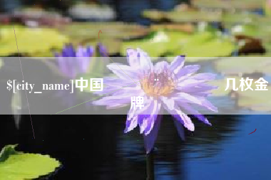 长垣中国🇨🇳几枚金牌