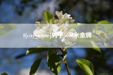长垣男子5000米金牌