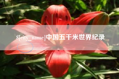 长垣中国五千米世界纪录