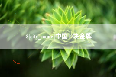 长垣中国19块金牌