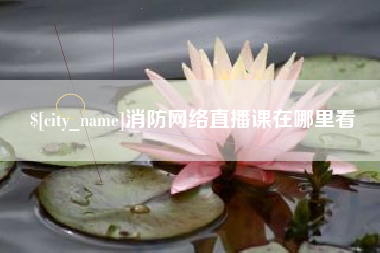 长垣消防网络直播课在哪里看