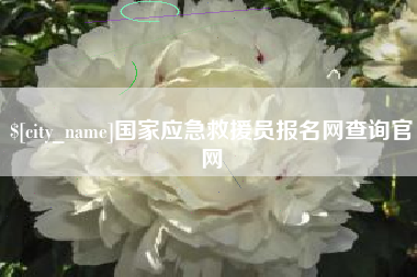长垣国家应急救援员报名网查询官网